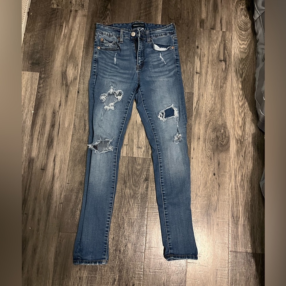 Aeropostale Dark Wash Skinny Jeans